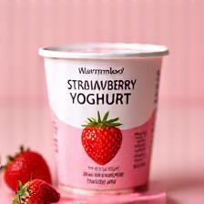 Warrnambool Strawberry Yoghurt tub